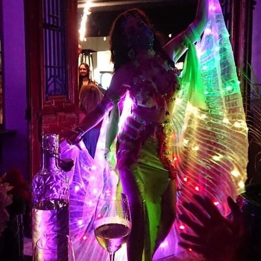l.e.d. belly dancer sarah alma belly dancer